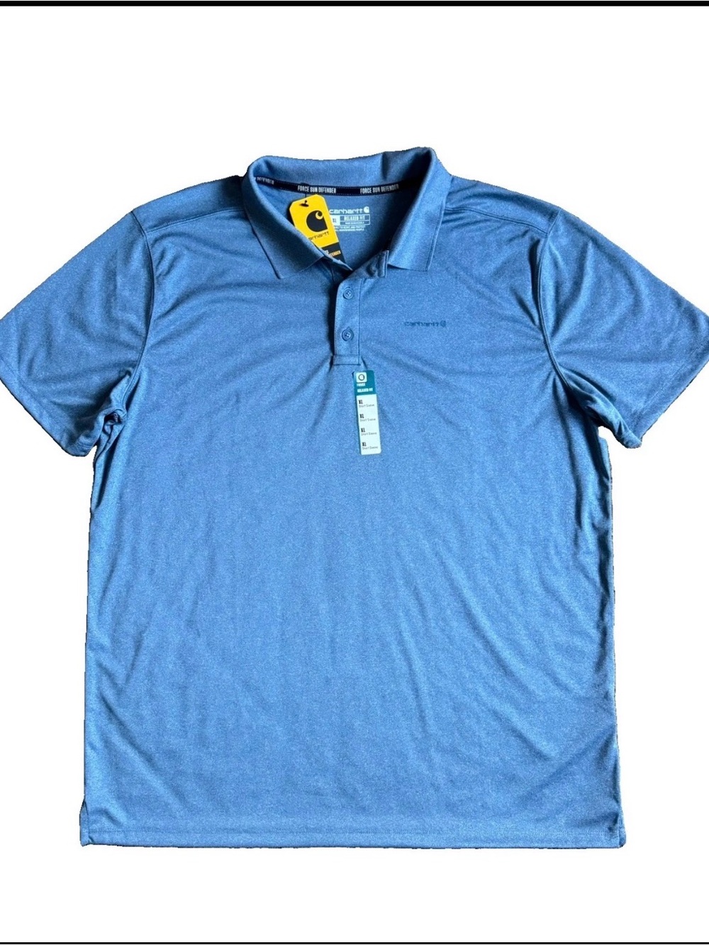 Carhartt Men’s Light Blue Performance Polo NEW